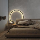 Ljojo LED Wall Lamp: Modern Nordic Design Round Ring Wall Sconce Lighting
