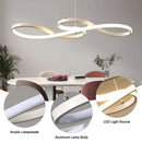 Ljojo LED Cord Pendant Chandelier - Nordic Design - 48w Hanging Lamp