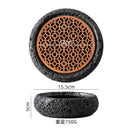 Ljojo Meteorite Texture Dining Plate Set for Sushi, BBQ, Japanese Cuisine & Desserts