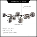 Ljojo Magic Beans Chandelier: Modern Dining Room Pendant Light for Home Decor