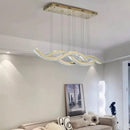 Ljojo Luxury Crystal Pendant Chandelier with Remote Control Dimmable Lights