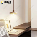 Travertine Stone Hanging Light for Kitchen Island Pendant Lamp LED Fixture by Ljojo