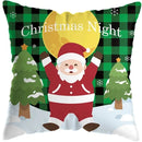 Cute Santa Claus Snowman Print Pillowcase for Ljojo Christmas Party Decor