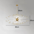 Dandelion Crystal Chandelier Luxury Indoor Decor LED Hanging Lamp by Ljojo