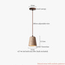 Japanese Wabi-sabi LED Stone Pendant Light for Home Decor | Square Columnar Shape Chandelier