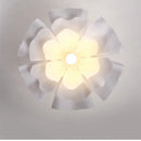 Ljojo Modern Acrylic Flower Chandelier LED Pendant Lamp for Dining Room Bedroom - Creative Indoor Lighting