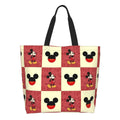 Ljojo Mickey Mouse Head Shoulder Bag - Large Capacity Stylish Women's Shopping Bag