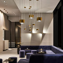 Ljojo Modern Aluminum LED Pendant Light with Dimming Remote Control