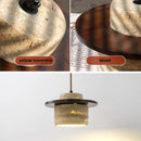 Ljojo LED Wall Sconce Light Fixture Yellow Travertine Stone Wood Nordic Design