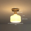 Ljojo LED Ceiling Light: Modern Style, Copper Ceramic, Indoor Home Lighting
