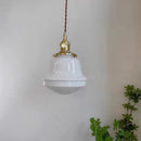 Ljojo Milky White Glass LED Pendant Chandelier - Modern Home Decor Light