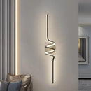 Ljojo LED Wall Light: Modern Bedroom Bedside Hotel Stairs Living Room Decor