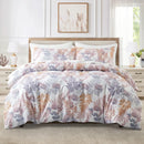 Leaf Plant Duvet Set, Boho Quilt Cover, Home Bedding by Ljojo