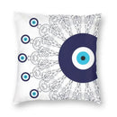 Evil Eye Black Art Cushion Cover Mystery Spirit Pillowcase by Ljojo