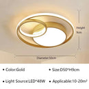 Ljojo LED Ceiling Light: Modern Minimalist Bedroom Chandelier for Living Room, Children's Room