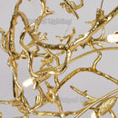 Ljojo Luxe Crystal Chandelier - Modern All-Copper Tree Lamp