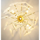 Nordic Glass LED Chandelier Luxury Hanging Lamp Indoor Lighting Pendant Ljojo
