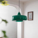 Green/Yellow Glass Pendant Lights LED E27 | Medieval Minimalist Hanging Lamp by Ljojo