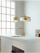 Modern Glass Chandelier Pendant Lamp by Ljojo for Dining Room & Kitchen Island
