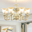 European Style Chandelier Living Room Atmosphere Luxury - Ljojo Resin Lamp