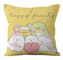 Ljojo Mini Embrace Pillowcase Household Suit 45*45cm Sofa Cushion Covers