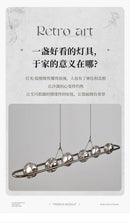 Italian Minimalist Glass Dining Table Chandelier | Ljojo Long Island Bar Nordic Luxury Lamp