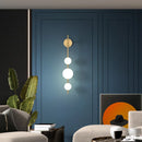Vertical Globe Wall Lamp Acrylic Ball Sconce Light Modern Bedroom Living Room Ljojo