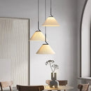Nordic Pleated Fabric Led Pendant Lights for Dining Room Kitchen Chandelier by Ljojo