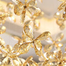 Ljojo Luxury Butterfly Crystal LED Ceiling Chandelier for Elegant Living Room Design