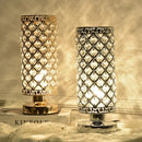 Ljojo Luxury Crystal Table Lamp Touch Dimmable USB Charging Eye Protection
