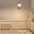 Contemporary Floor Lamp LED Retro Standing Light Luxury Living Room Bedroom Villa Hotel Elegant Decor Creative Study - Ljojo