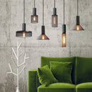 Industrial Pendant Light Retro Multihead Cement Hanging Fixture for Living Room, Bedroom, and Dining Room by Ljojo