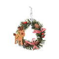 Ljojo Mini Christmas Wreath Ornament Set for Festive Decor