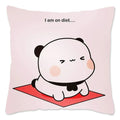 Cute Panda Bears Printed Pillow Case for Sofa Decoration by Ljojo