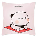 Cute Panda Bears Printed Pillow Case for Sofa Decoration by Ljojo