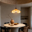 Japanese Wabi-Sabi Petal Shape Pendant Light Chandelier for Dining and Bedroom by Ljojo
