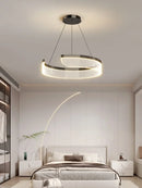 Ljojo Minimalist Circular Chandelier Pendant Lamp for Minimalist Living and Dining Rooms