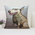 Bull Terrier Art Anime Pillow Cover 40x40 Ljojo Home Decor Throw Pillow