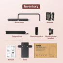 Ljojo Beauty Lamp: Foldable 36 Inch LED Half Moon Fill Light for Esthetician and Lash Artists