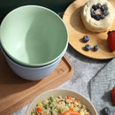 Ljojo 17cm Round Wheat Straw Noodle Bowl - Creative Kitchen Tableware