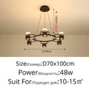 LED Spotlight Chandeliers Modern Rotatable Hanging Lamp for Cafe Restaurant by Ljojo