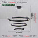 Ljojo Minimalist C-shaped Pendant Light for Restaurant Bar, Bedroom, and Living Room