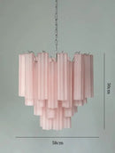 Nordic Murano Glass Tube LED Chandelier | Modern Kitchen Island Decor by Ljojo