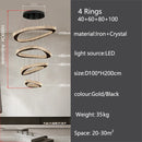 Italian Crystal Pendant Light: Full Spectrum Luxury Dining Bar Chandelier - Ljojo