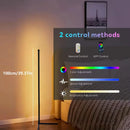 Ljojo LED Floor Lamp RGB Remote Control Stand Light - 100/150cm