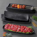 Ljojo Melamine Dinner Plate: Thick & Non-Slip Hot Pot Tray for Kitchen Storage