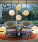 Modern Chrome Floor Lamp LED Acrylic Lampshade Living Room Studio Light Ljojo