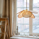 Modern LED Rattan Flower Pendant Light Chandelier - Ljojo