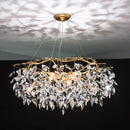Ljojo Luxury Crystal Chandelier LED Pendant Lamps for Living Room Dining Hall