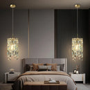 Modern Crystal Round Dining Room Pendant Light Fixture Luxury Indoor Lighting Gold/Chrome LED Bedroom - Ljojo